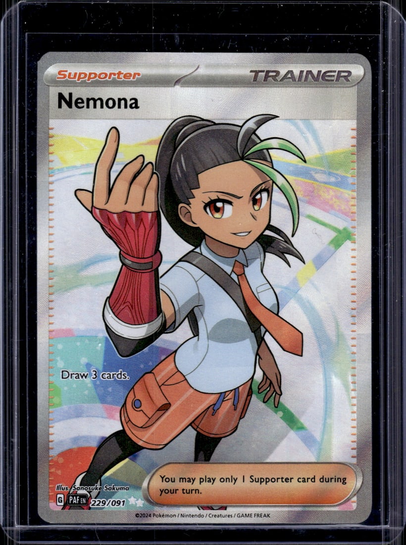 Pokemon Paldean Fates Nemona Full Art Ultra Rare #229 (1 of 2)