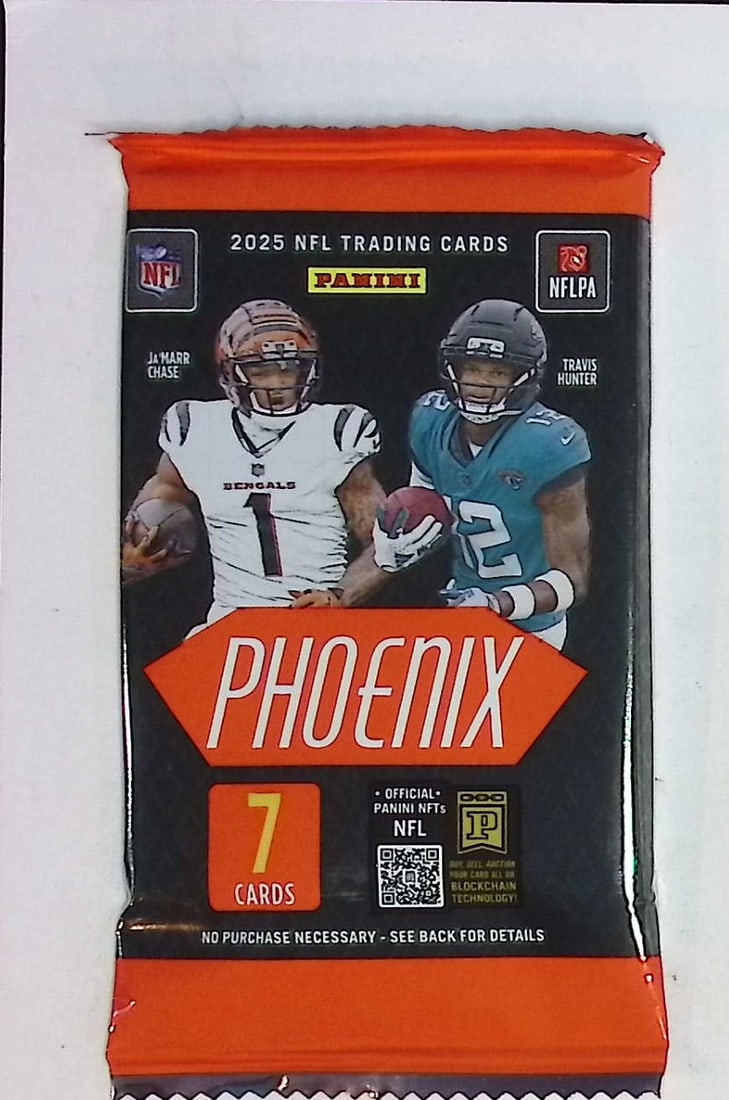 2025 Panini Phoenix Football Cards MEGA BOX PACK, Jaxson Dart, Travis Hunter, Emeka Egbuka: Panini Rookie Football NFL Trading & Sports Cards, Rookie Cards in This Set are Jayden Daniels, Bo Nix, Drake Maye, Marvin Harrison, Jr, JJ McCarthy, Football & Sports Cards for Sale Near Me, Silver,