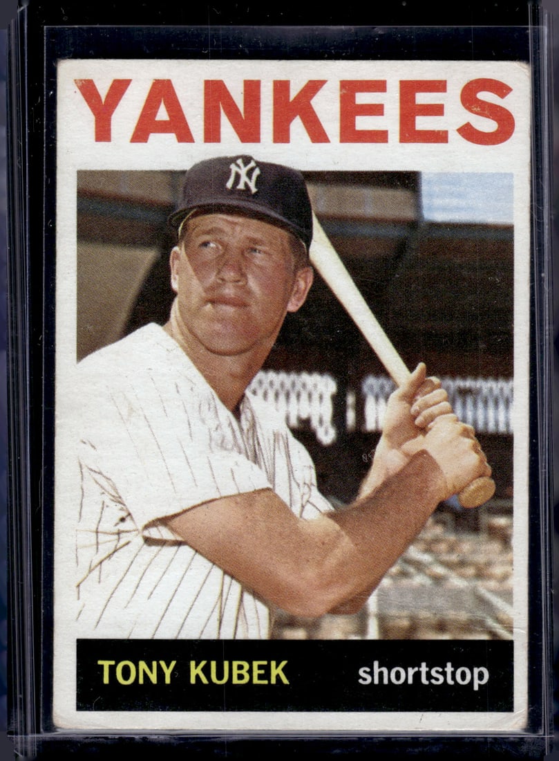 Tony Kubek 1964 Topps #415 New York Yankess Vintage Baseball Card (1 of 2)