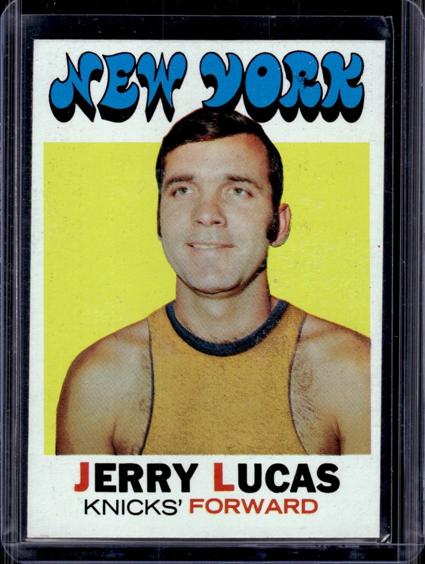 Jerry Lucas 1971-72 Topps #81 New York Knicks Vintage Basketball Card (1 of 2)