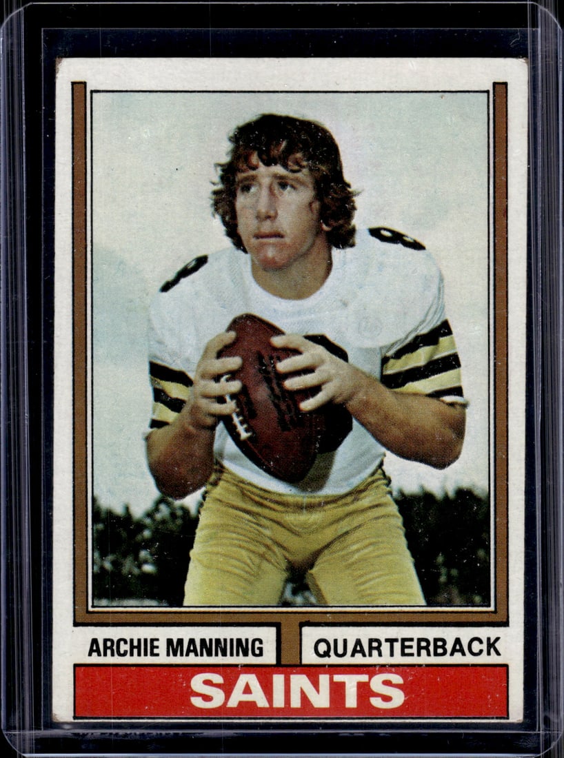 Archie Manning 1974 Topps #70 New Orleans Saints (1 of 2)
