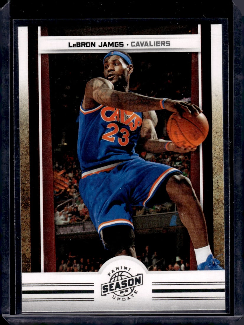 LeBron James 2010-11 Panini Season Update #82 Cleveland Cavaliers, Lakers, Heat (1 of 2)