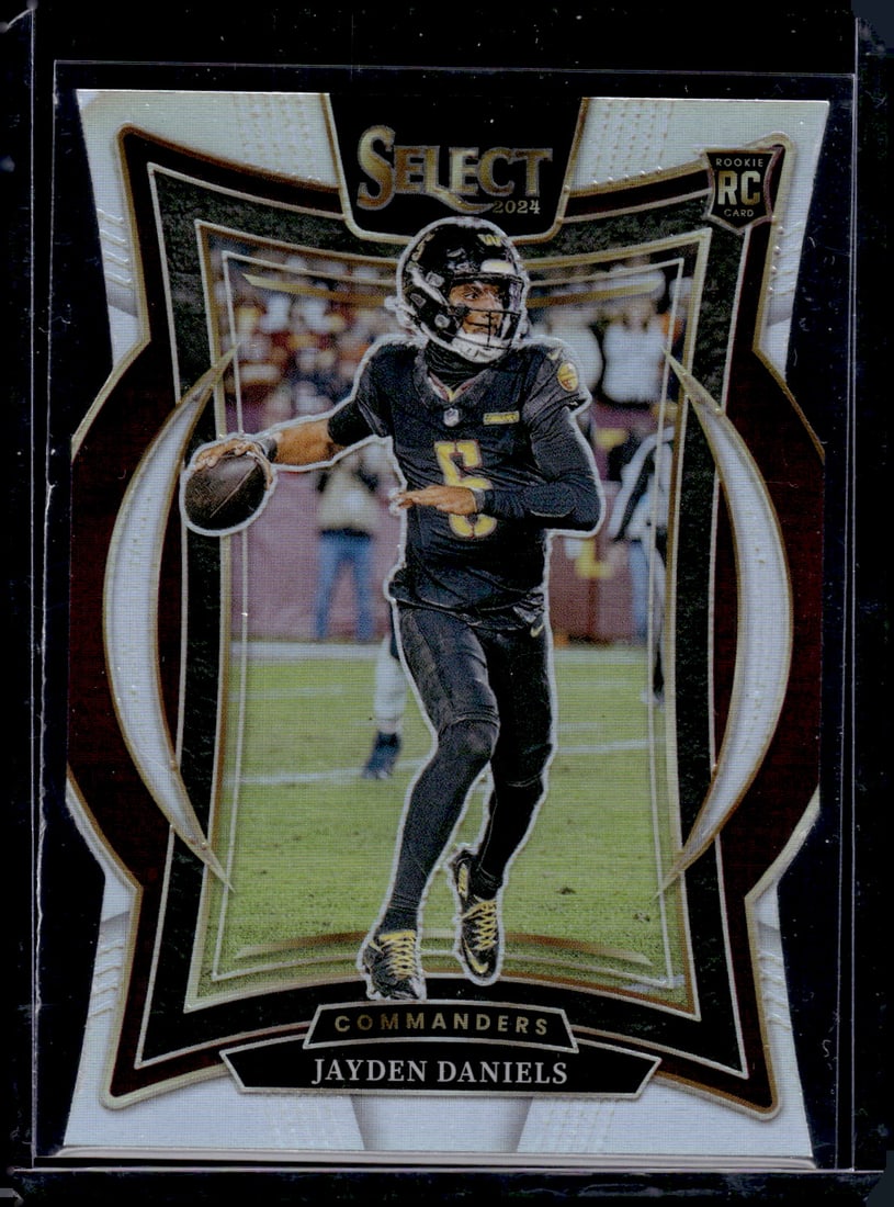 Jayden Daniels Rookie Card Silver Die Cut 2024 Select #26 Top Left Corner Ding See Pics (1 of 2)