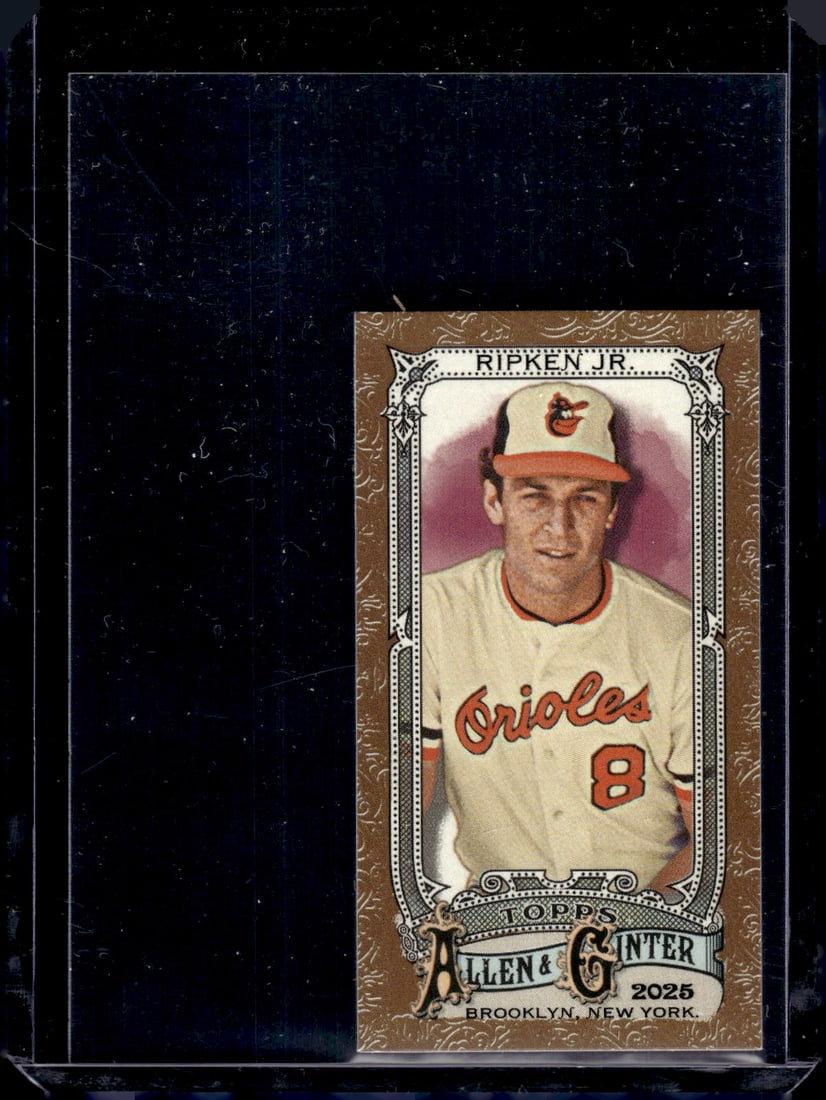 Cal Ripken Jr. Mini Gold Border 2025 Allen & Ginter #26 Baltimore Orioles (1 of 2)