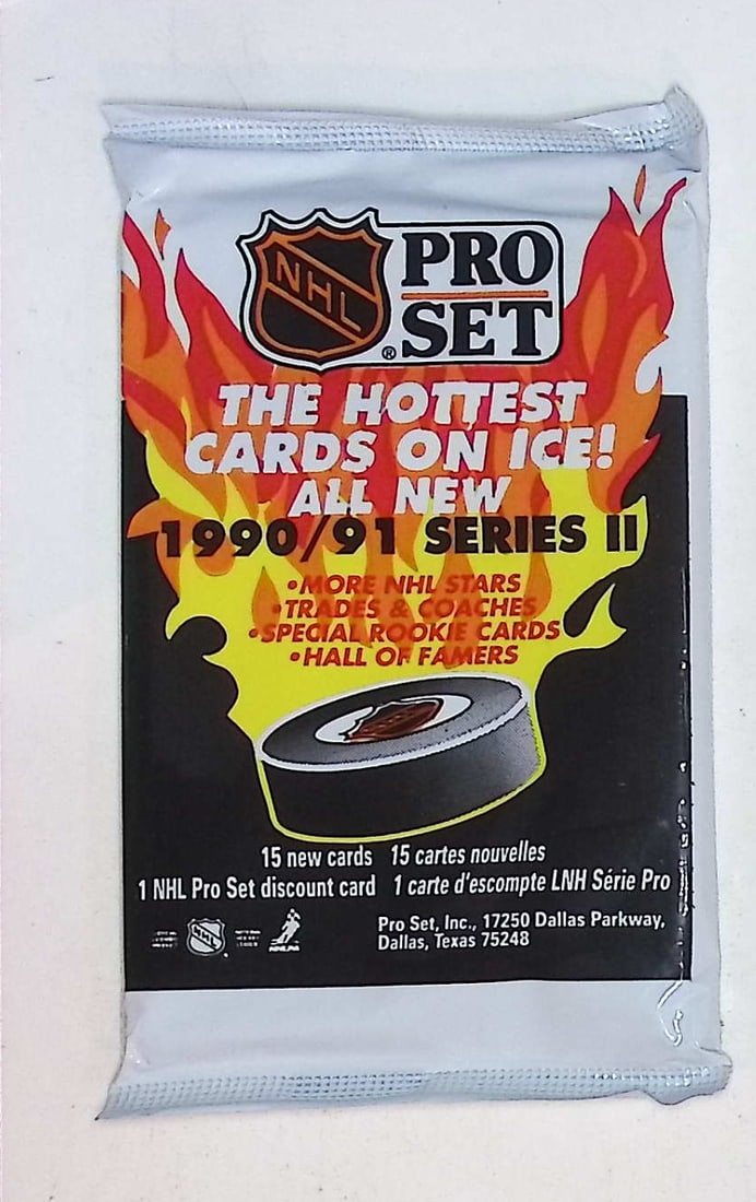 1990-91 Pro Set Series 2 Vintage Hockey Card Factory Sealed Retail Box Pack Sports Cards (1 of 1)