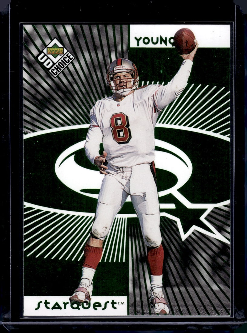 Steve Young Starquest Green 1998 UD Choice #9 49ers (1 of 2)