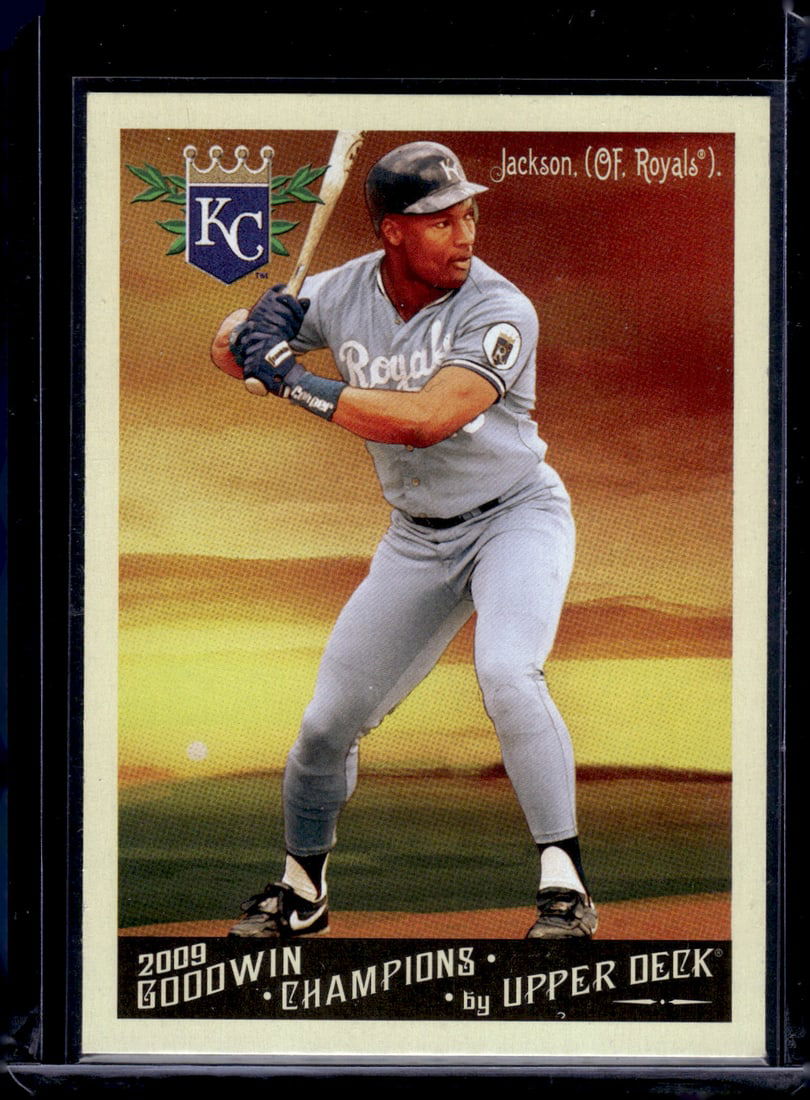 Bo Jackson 2009 Upper Deck Goodwin Champions #18 Kansas City Royals (1 of 2)