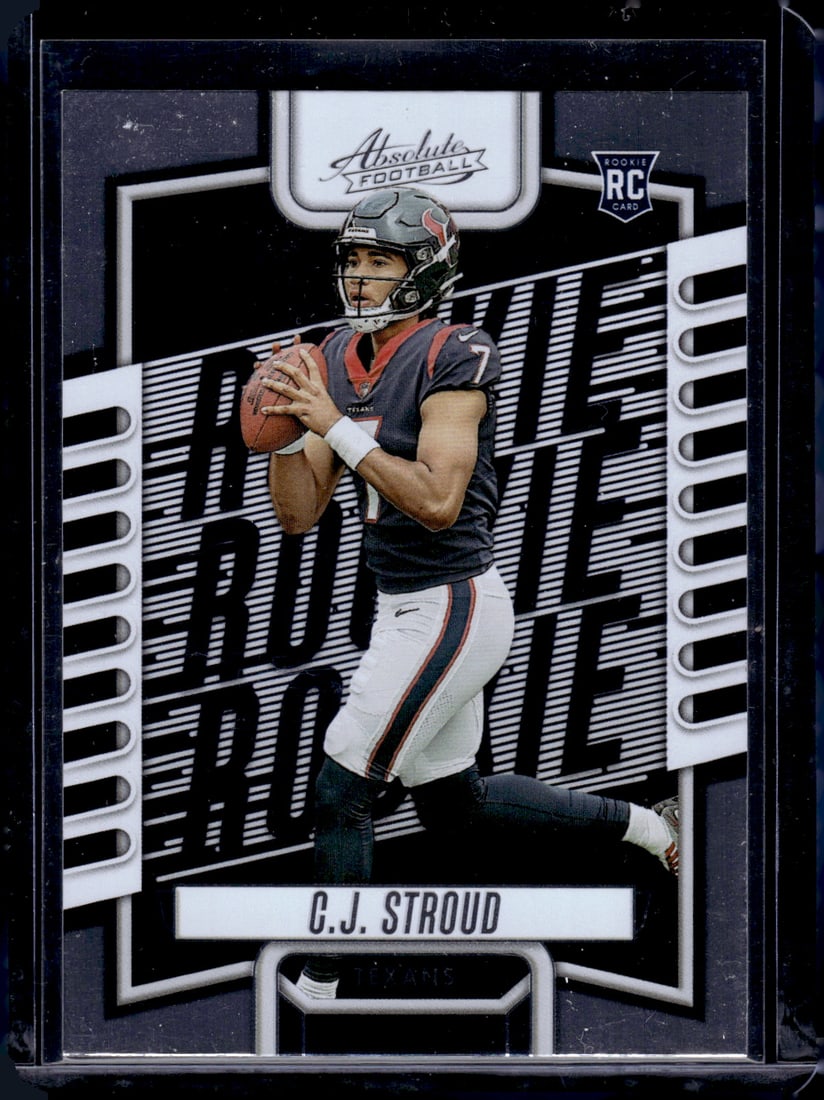 Cj Stroud Rookie Card 2023 Absolute #102 Houston Texans (1 of 2)