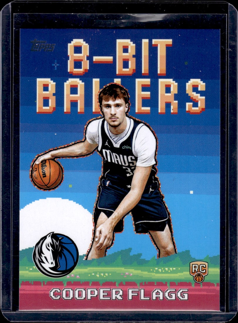 Cooper Flagg Rookie Card 8-Bit Ballers 2025-26 Topps #8B-31 Dallas Mavericks: Topps Basketball NBA Trading & Sports Cards, Sports Cards for Sale Near Me, Chrome, Refractor, SP, SSP, Valuable Auction Memorabilia Lots Sold On Line, NBA Championship & Hall of Fame Player Cards