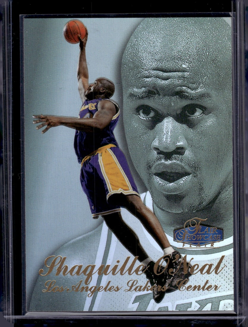 Shaquille O'Neal 1997-98 Flair Showcase Row 3 Seat 7 Los Angeles Lakers: Score Board, Basketball NBA Trading & Sports Cards, Sports Cards for Sale Near Me, Chrome, Refractor, SP, SSP, Valuable Auction Memorabilia Lots Sold On Line, NBA Championship & Hall of Fame Player Ca