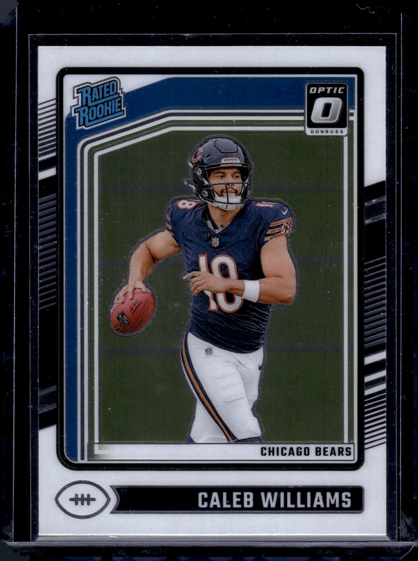 Caleb Williams Rookie Card 2024 Donruss Optic #201 Chicago Bears (1 of 2)