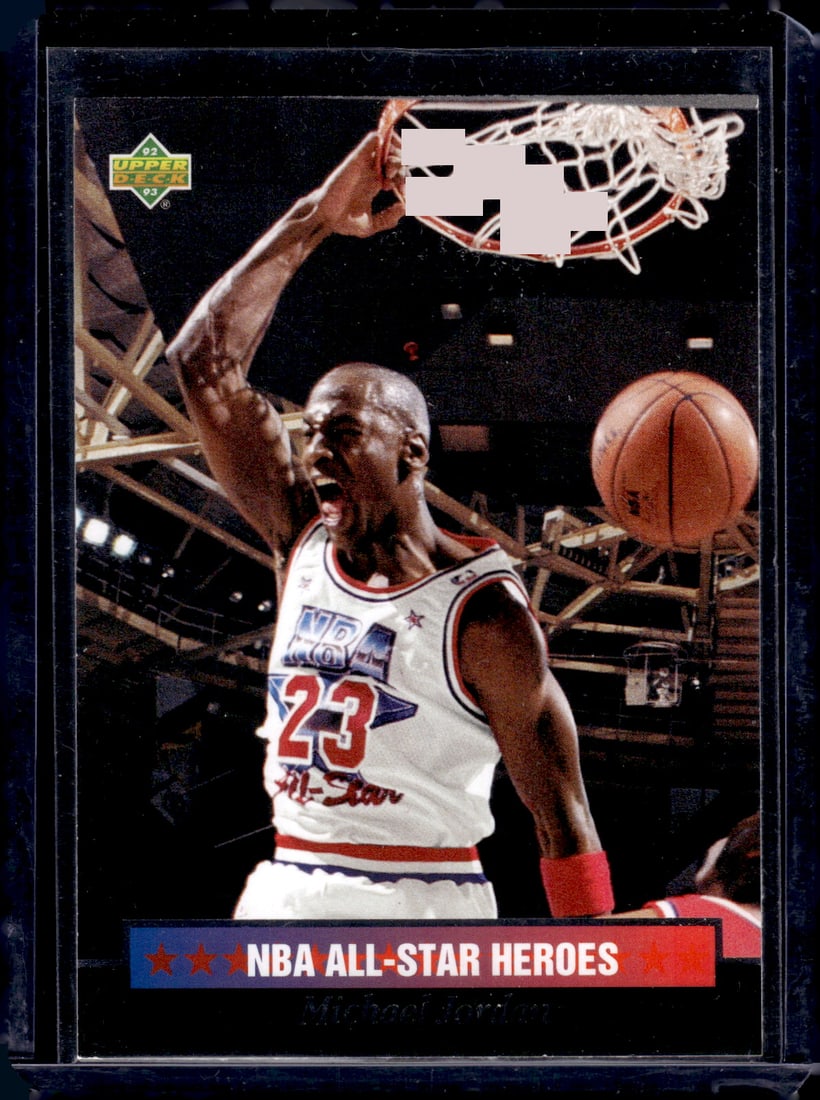 Michael Jordan NBA All-Star Heroes 1992-93 Upper Deck #15 Chicago Bulls (1 of 2)