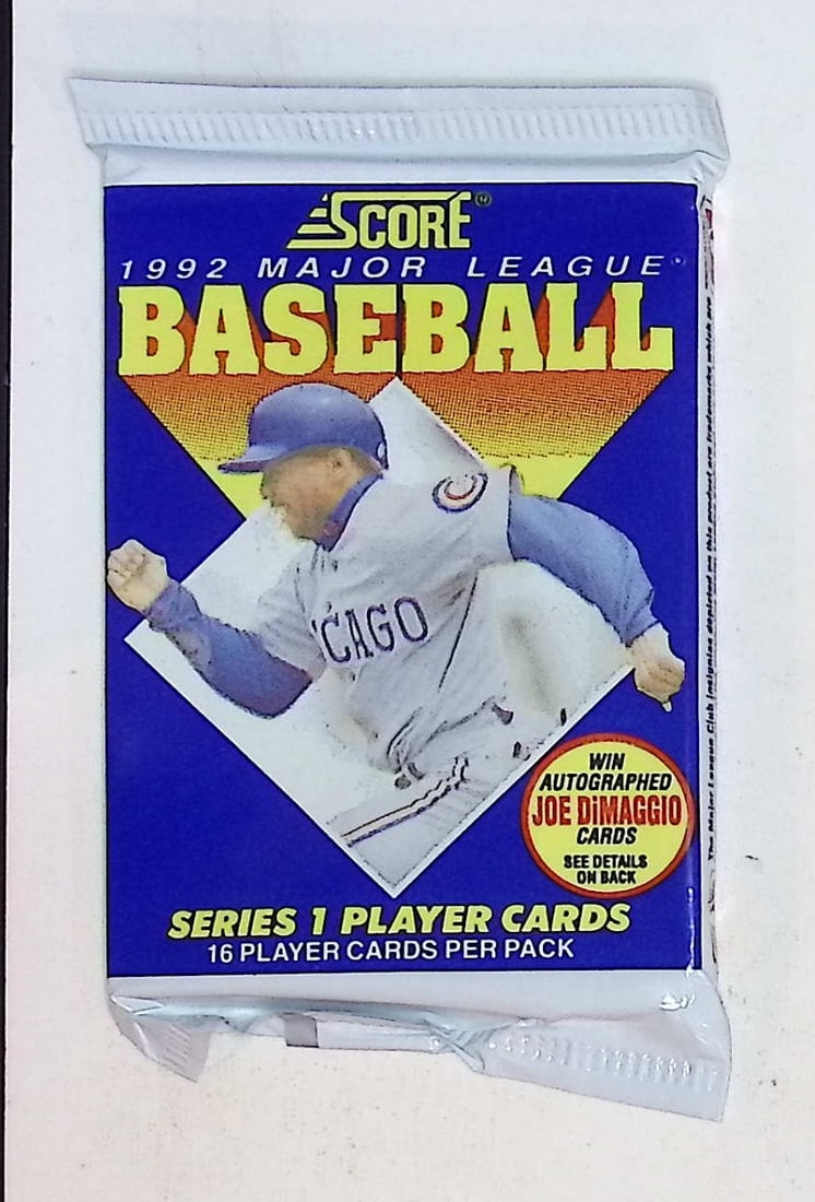 1992 Score Series 1 Vintage Baseball Cards Retail Box Pack, Sports Cards (1 of 1)