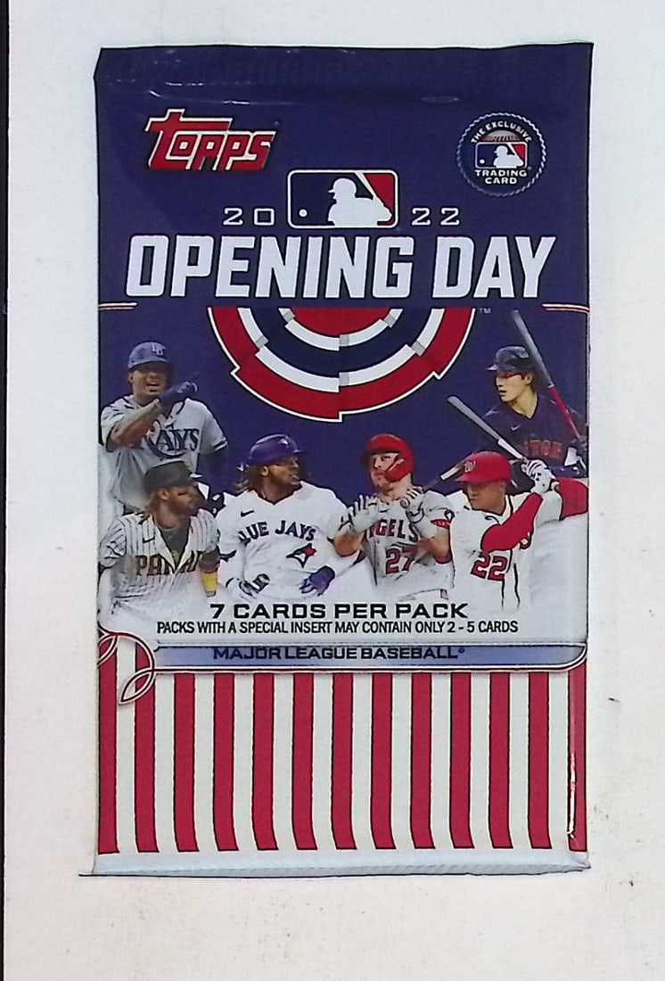 2022 Topps Opening Day Baseball HOBBY BOX PACK - MLB Sports Trading Card (1 of 1)