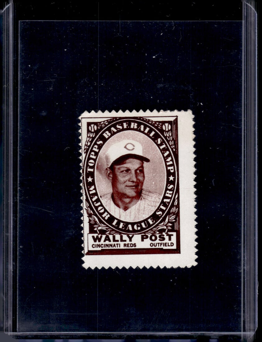Wally Post 1961 Topps Stamp (1 of 2)