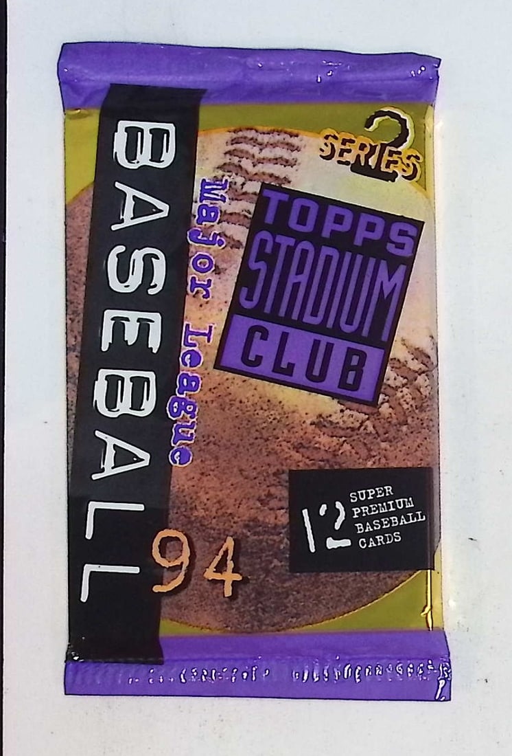 1994 Topps Stadium Club Series 2 Vintage Baseball Retail Box Wax Pack (1 of 1)