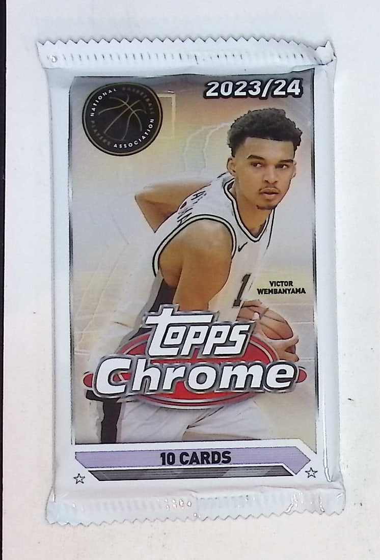 2023-24 Topps Chrome Basketball Cards MEGA BOX PACK Victor Wembanyama Rookie Card: Topps Chrome Basketball NBA Trading & Sports Cards, Rookie Cards in this set are Victor Wembanyama Rookie, Brandon Miller, Amen Thompson, Scoot Henderson, Ausar Thompson, Autographs, Signatures, Green