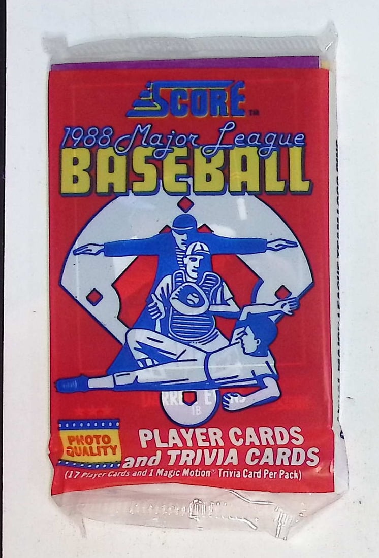 1988 Score Series 1 Vintage Baseball Card Factory Sealed Retail Box Wax Pack, Sports Cards (1 of 1)