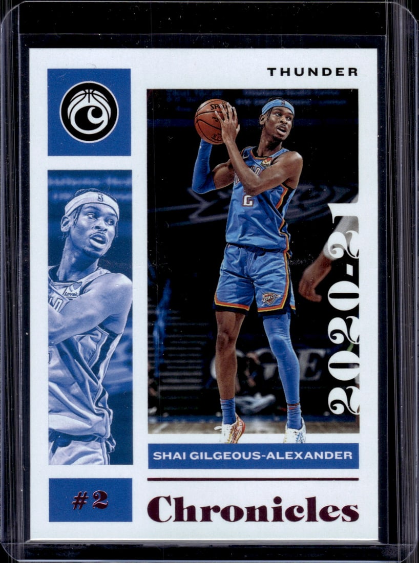 Shai Gilgeous-Alexander Pink Parallel 2020-21 Chronicles #11 Oklahoma City Thunder (1 of 2)