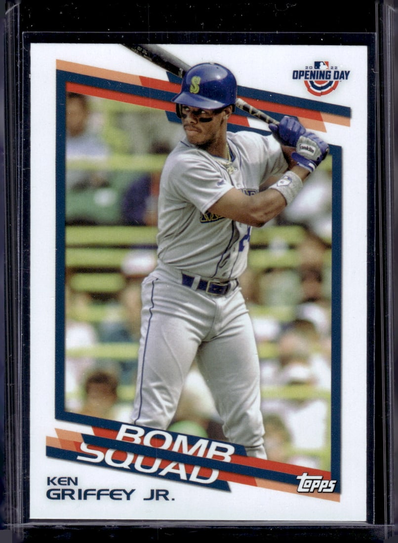 Ken Griffey Jr. Bomb Squad 2022 Topps Opening Day #BS-5 Seattle Mariners: Topps Baseball MLB Trading & Sports Cards, Sports Cards for Sale Near Me, World Series & Hall of Fame Players Memorabilia, Refractors, X-Fractors, Numbered, SP, SSP, Valuable Auction Memorabilia Lots