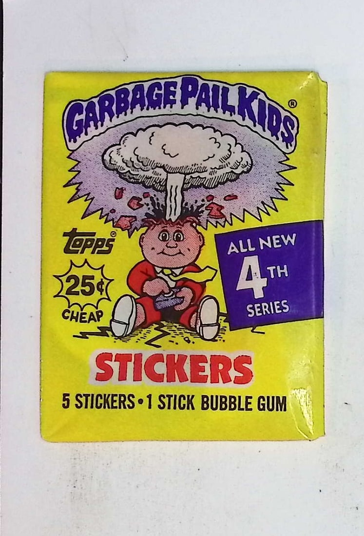 1986 Topps Vintage Garbage Pail Kids Retail Box Wax Pack - 4th Series (1 of 1)