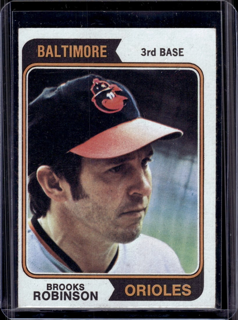 Brooks Robinson 1974 Topps #160 Baltimore Orioles Vintage Baseball Card (1 of 2)