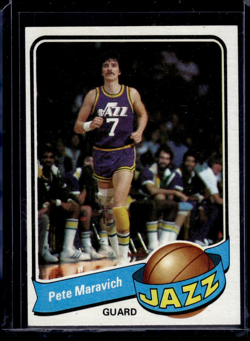 Pete Maravich 1979-80 Topps #60 Utaz Jazz (1 of 2)