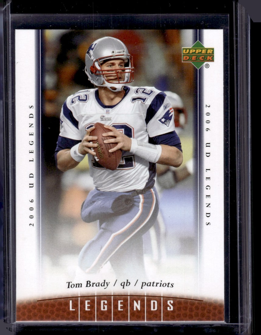 Tom Brady 2006 Upper Deck Legends #92 New England Patriots: Upper Deck, Football NFL Trading Cards, Old Sports Cards for Sale Near Me, Hall of Fame & Super Bowl Player Cards, Auction Memorabilia Lots for Sale on Line