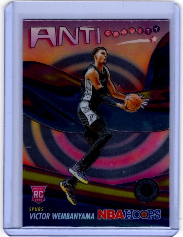 Victor Wembanyama Rookie Card Anti-Gravity 2023-24 Premium Stock #5 Spurs (1 of 2)