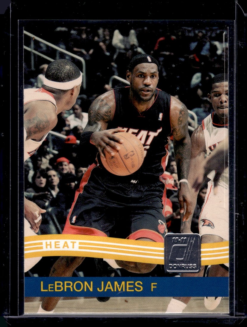 LeBron James 2010-11 Donruss #165 Miami Heat (1 of 2)