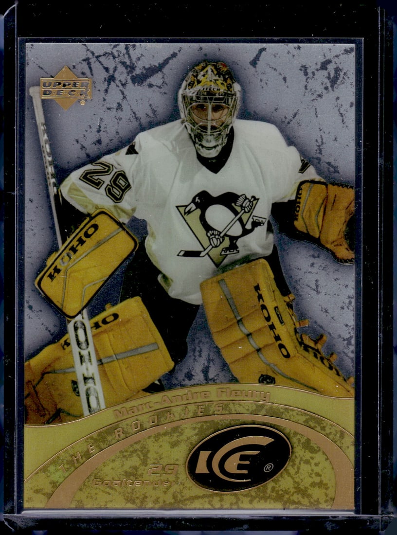 Marc-Andre Fleury The Rookies 2004 Upper Deck Ice Acetate Sample #90 Penguins (1 of 2)