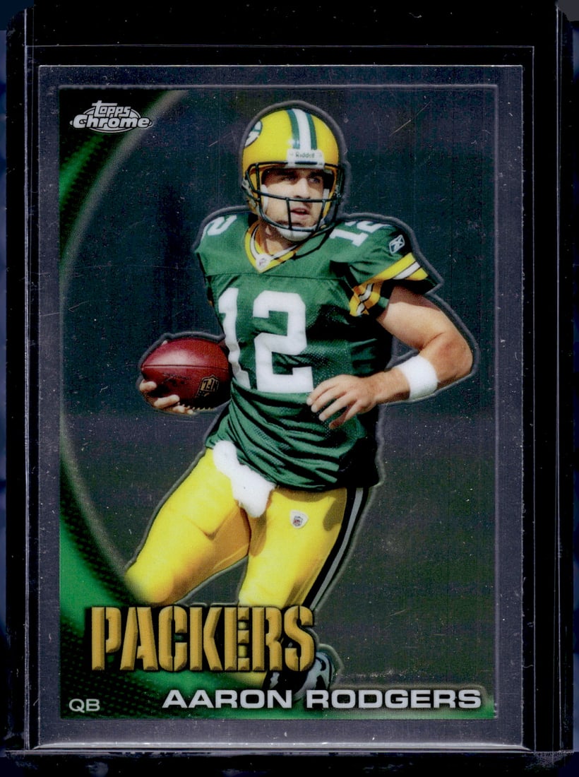 Aaron Rodgers 2010 Topps Chrome #C124 Green Bay Packers (1 of 2)