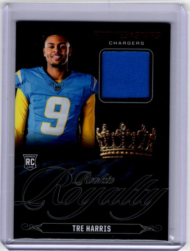 Tre Harris Rookie Royalty Patch 2025 Rookies & Stars #RR-THS Chargers (1 of 2)
