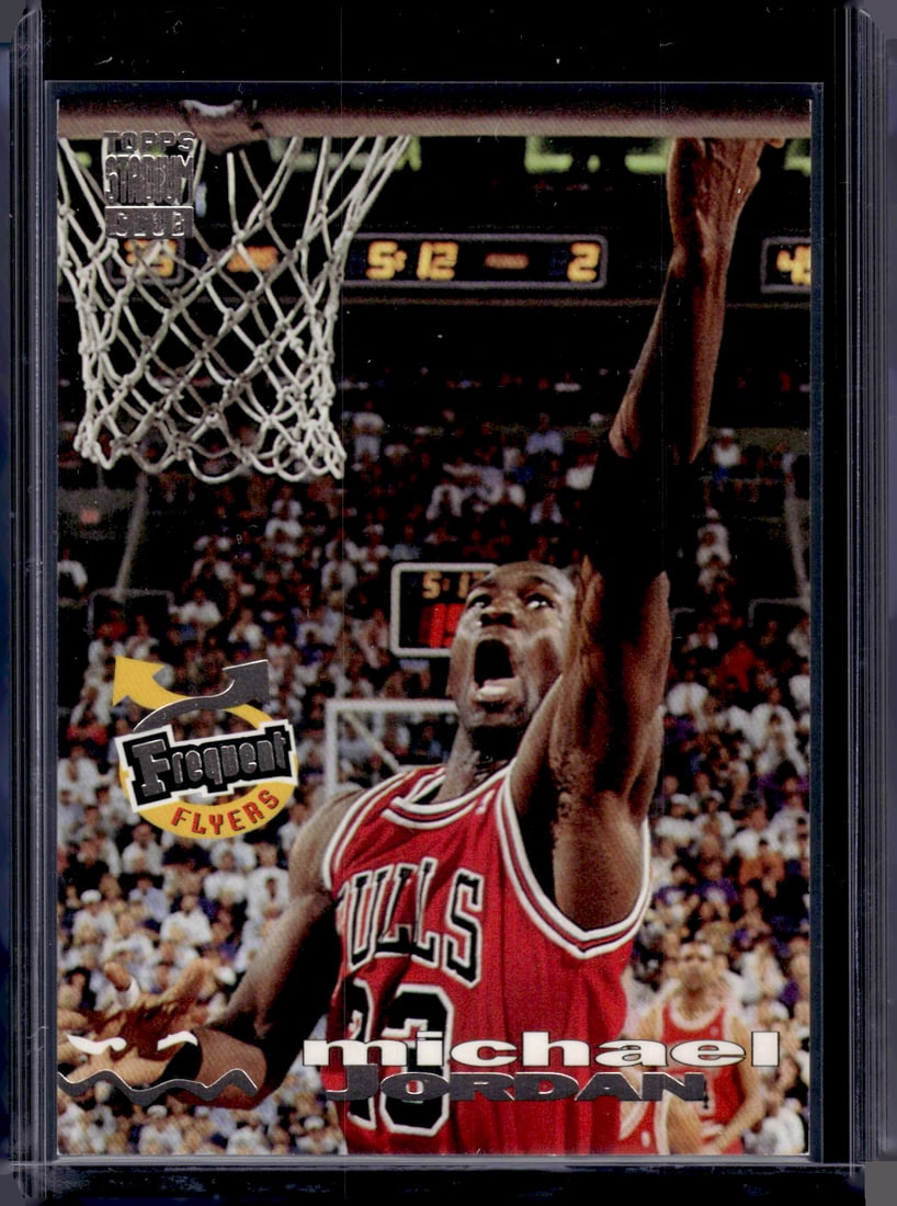 Michael Jordan Frequent Flyers 1994-95 Topps Stadium Club #181 Chicago Bulls (1 of 2)