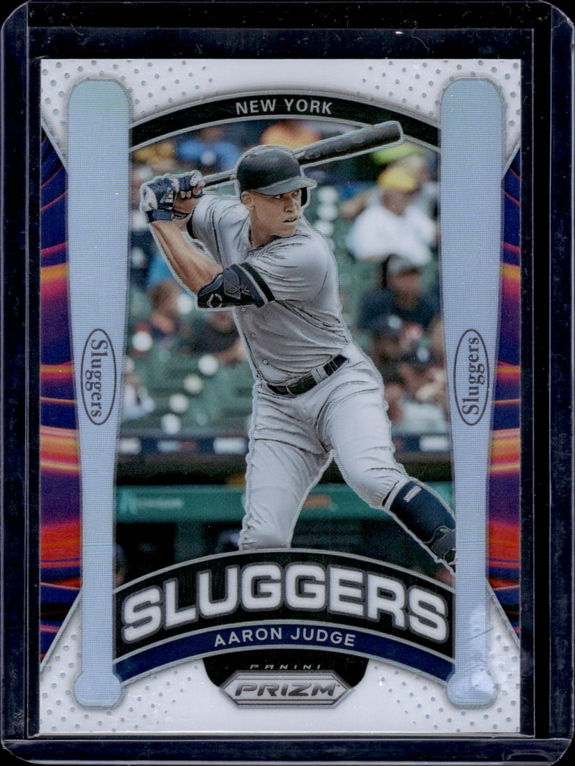 Aaron Judge Sluggers Silver Prizm 2021 Panini Prizm #SL14 New York Yankees (1 of 2)