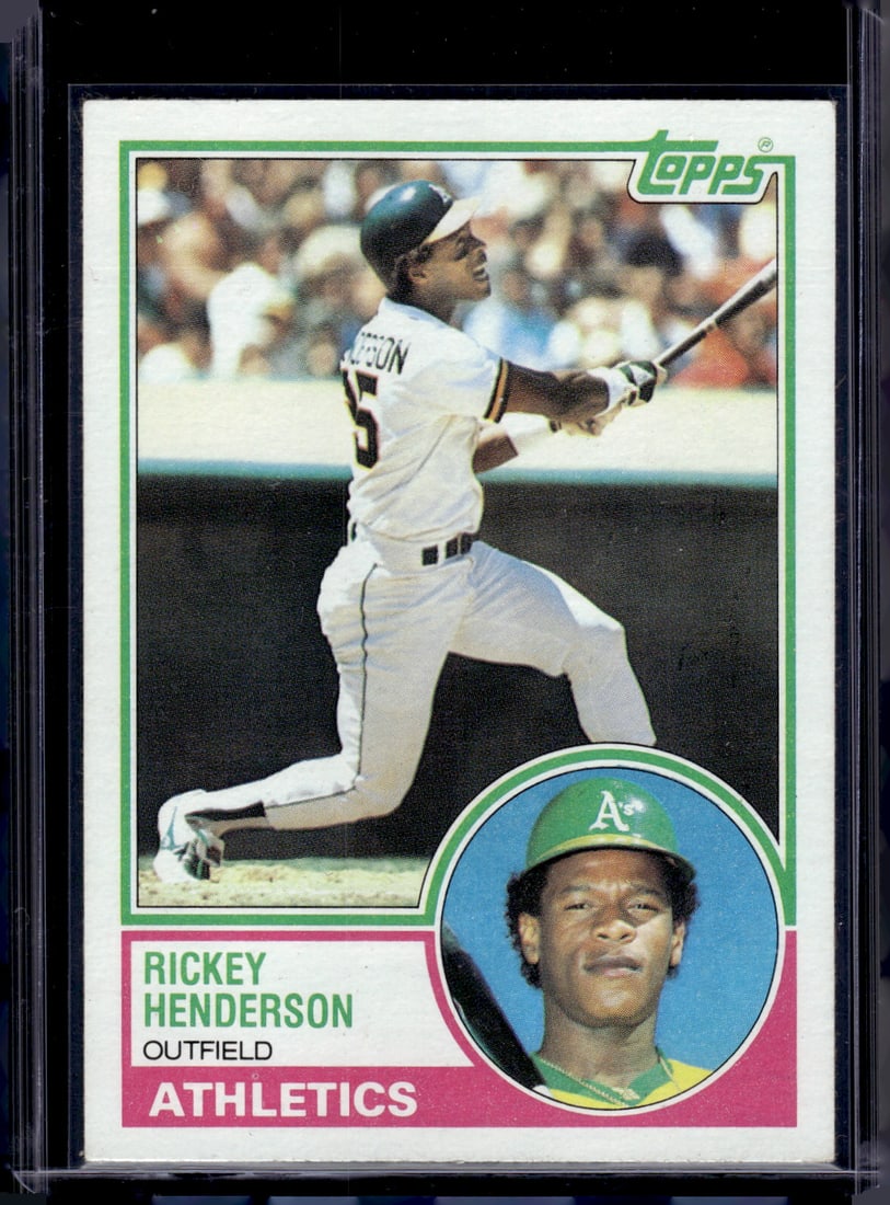 Rickey Henderson 1983 Topps #180 Oakland Athletics (1 of 2)