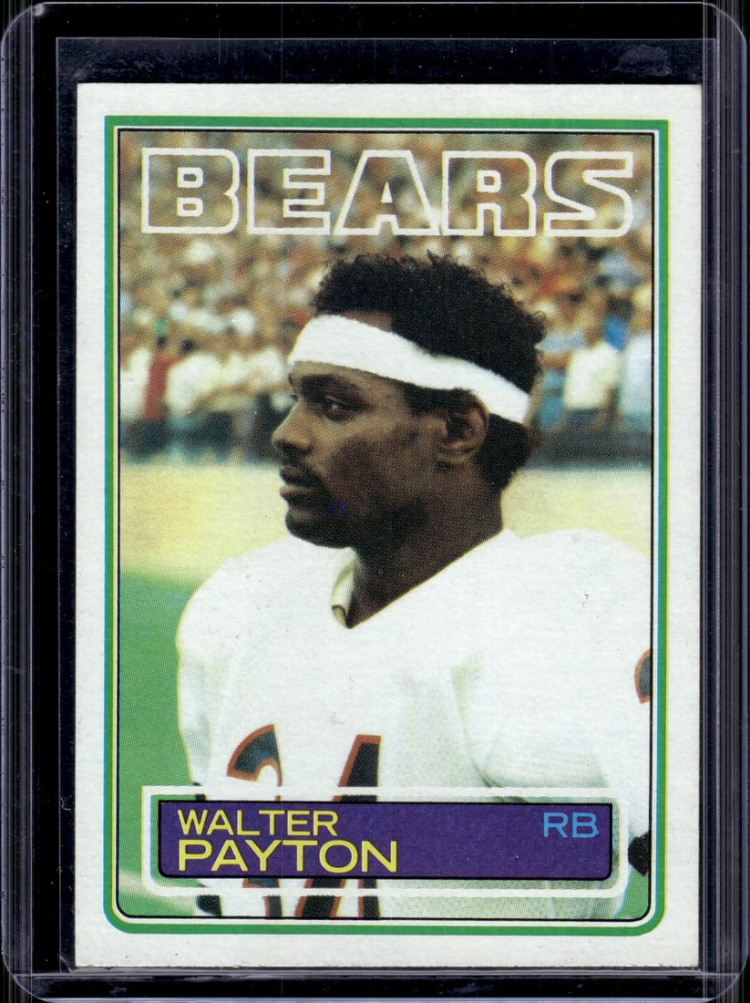 Walter Payton 1983 Topps #36 Chicago Bears (1 of 2)