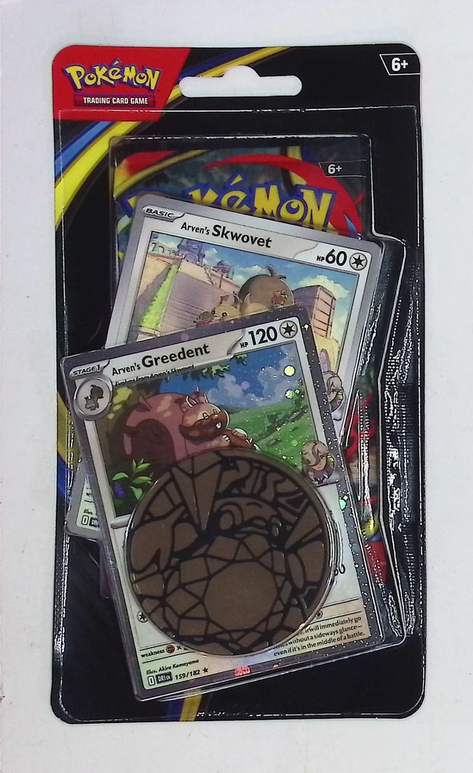 Pokemon Mega Evolutions Phantasmal Flames Single Booster Blister Hanger w/ 1 Coin & 2 Promo Cards (1 of 2)