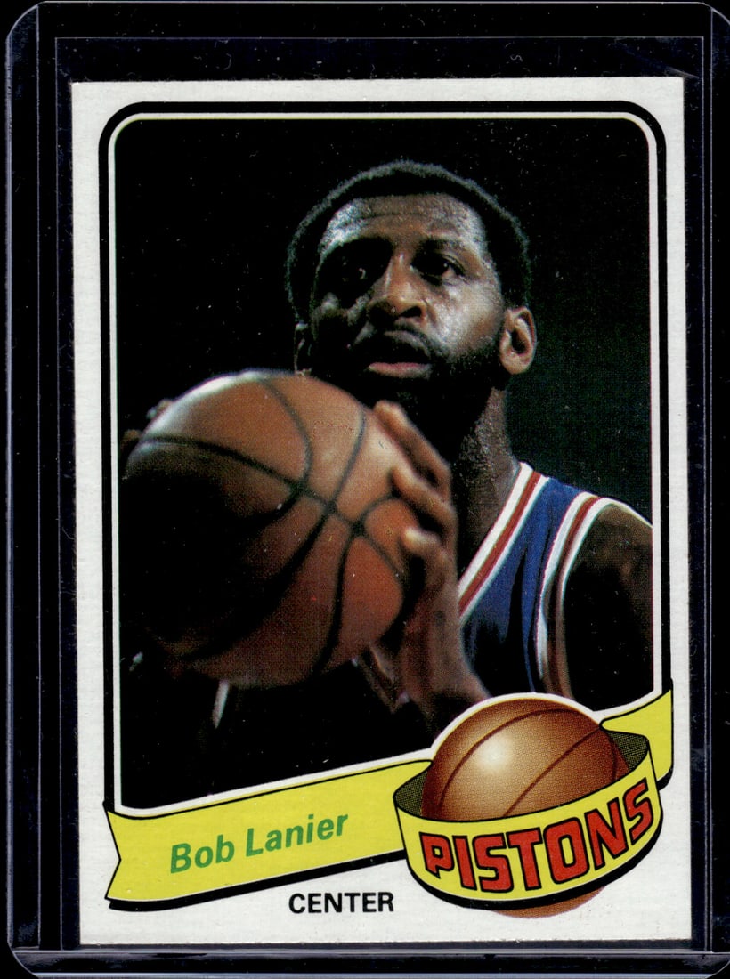 Bob Lanier 1979 Topps #58 Detroit Pistons (1 of 2)