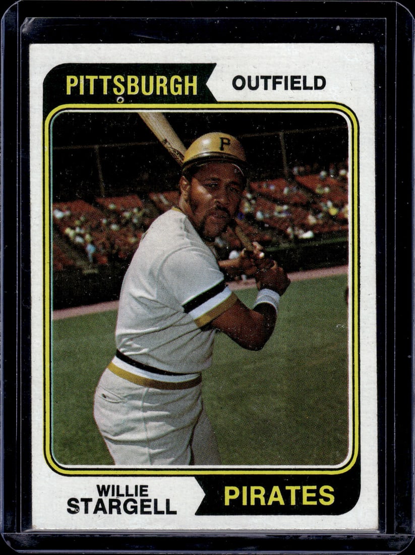 Willie Stargell 1974 Topps #100 Pittsbugh Pirates Vintage Baseball Card (1 of 2)