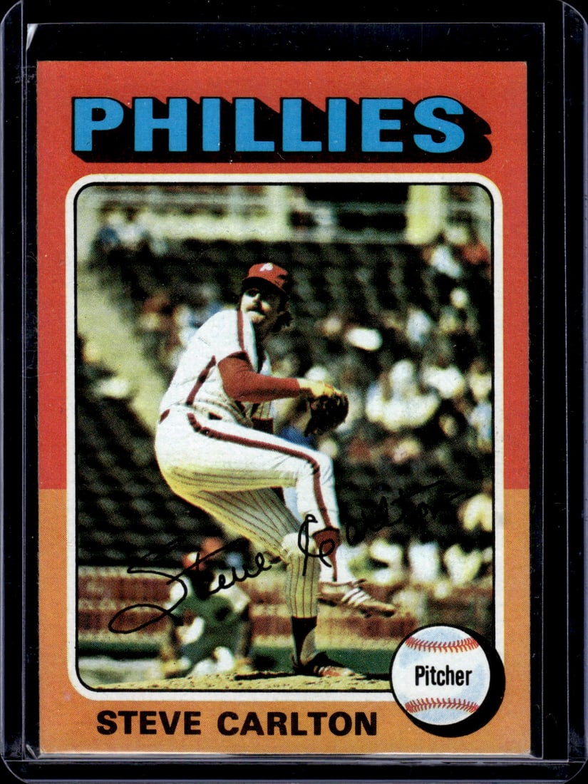 Steve Carlton 1975 Topps #185 Philadelphia Phillies (1 of 2)