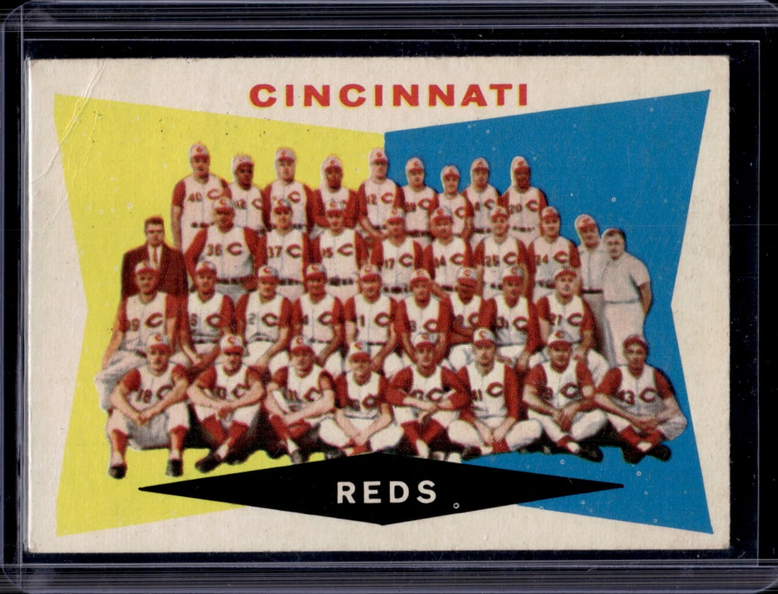 Cincinnati Reds 1960 Topps #164 Unmarked, Small Crease Top Right Corner See Pics (1 of 2)