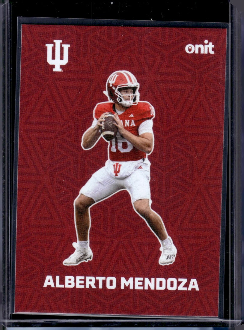 Alberto Mendoza Fusion Red 2025 Onit #F-6 Indiana Hoosiers: Alberto Mendoza Fusion Red 2025 Onit #F-6 Indiana Hoosiers