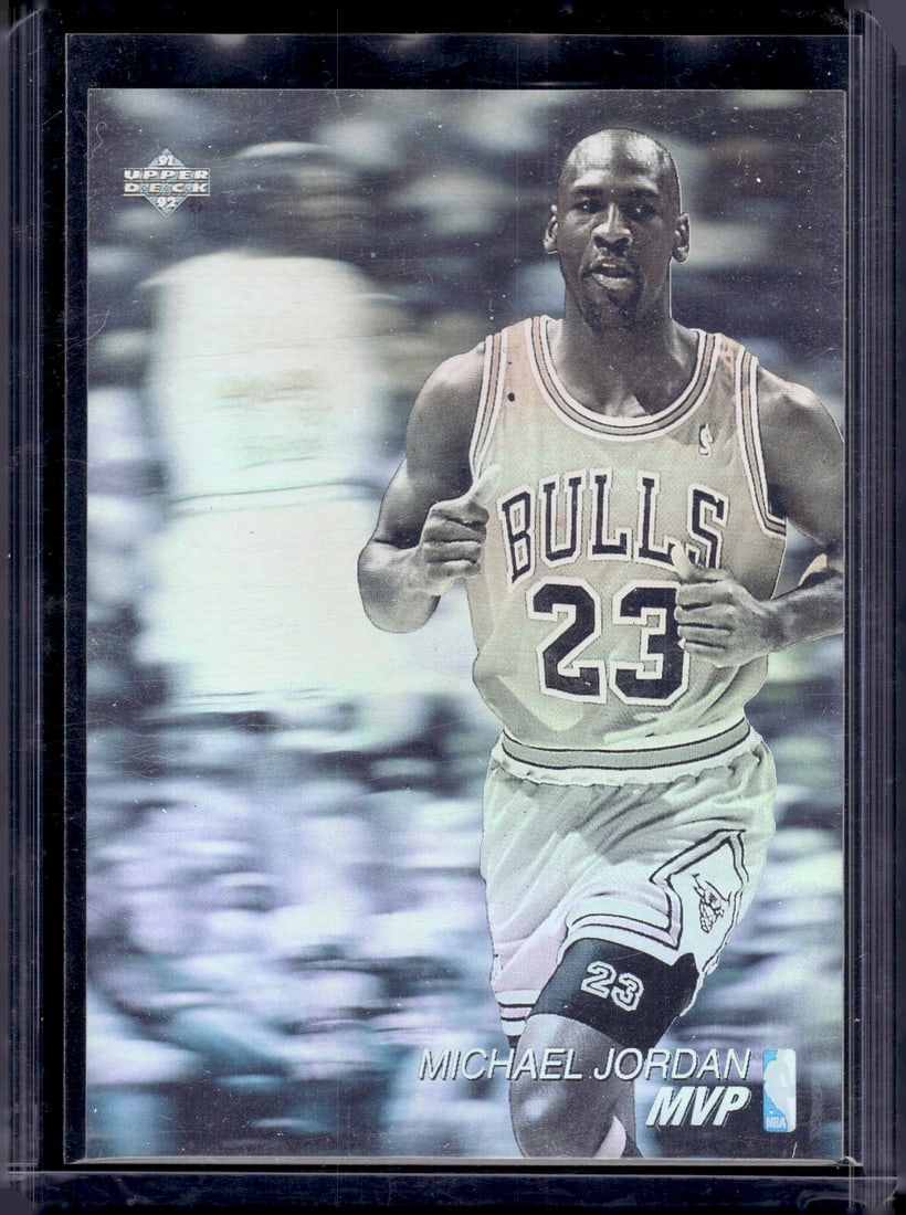 Michael Jordan Hologram 1991-92 Upper Deck #AW4 Chicago Bulls (1 of 2)
