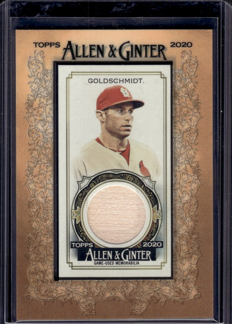 Paul Goldschmidt Game Used Bat Patch 2020 Allen & Ginter #MFR-PG St. Louis Cardinals (1 of 2)