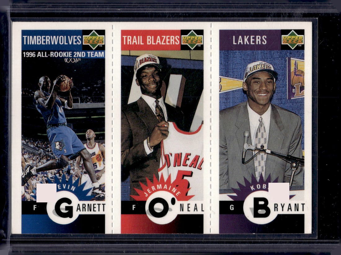 Garnett/O'Neal/Kobe Bryant RC 1996-97 Upper Deck #M139, #M158, #M129 (1 of 2)
