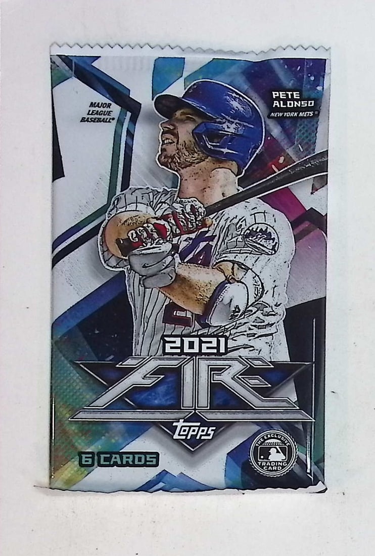 2021 Topps Fire Baseball BLASTER BOX PACK (1 of 1)