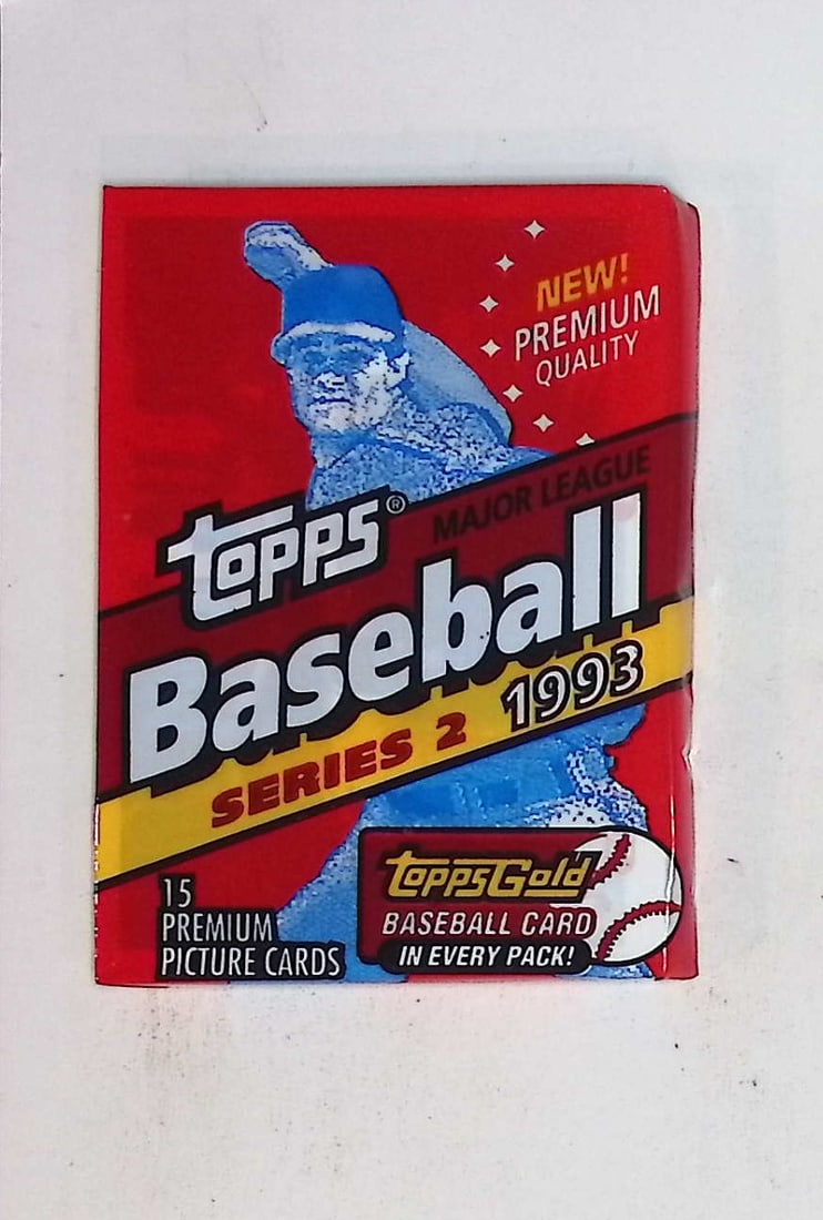 1993 Topps Vintage Series 2 Baseball Card Retail Box Wax Pack (1 of 1)