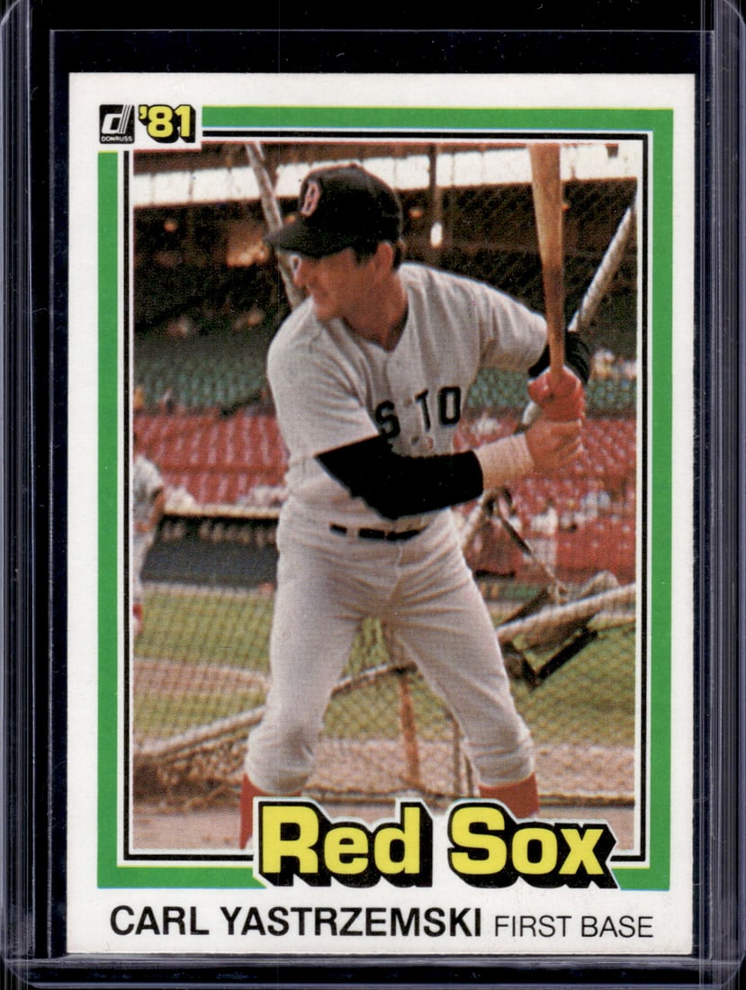 Carl Yastrzemski 1981 Donruss #214 Boston Red Sox (1 of 2)
