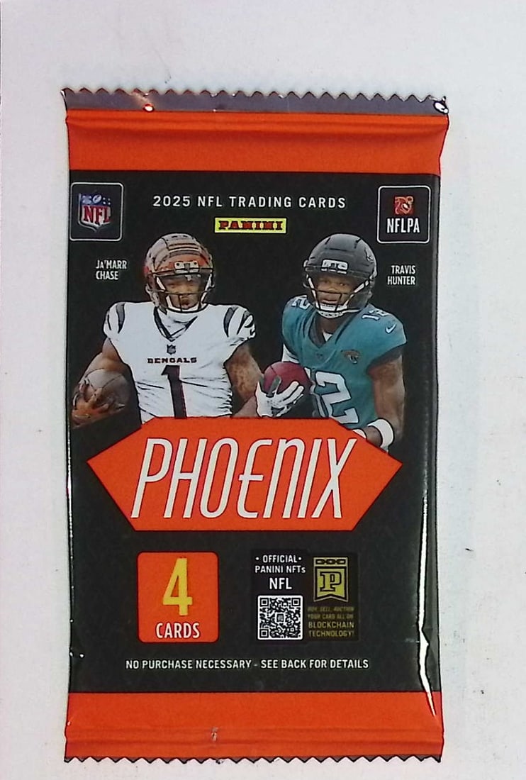 2025 Panini Phoenix Football Cards BLASTER Box Pack, Jaxson Dart, Travis Hunter, Emeka Egbuka: Panini Rookie Football NFL Trading & Sports Cards, Rookie Cards in This Set are Jayden Daniels, Bo Nix, Drake Maye, Marvin Harrison, Jr, JJ McCarthy, Football & Sports Cards for Sale Near Me, Silver,